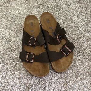Brown Birkenstocks